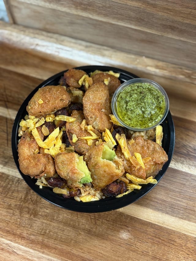 Fried Avocado Loaded Bowl.