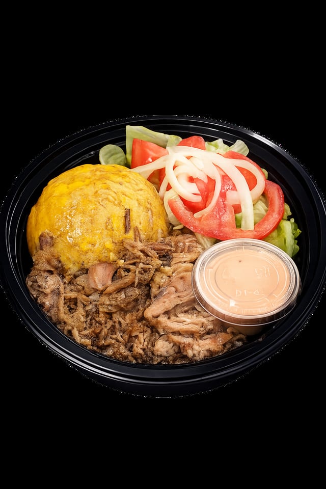 Mofongo + Pulled Pork.