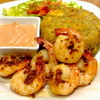 Mofongo + Mofo Shrimp