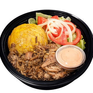 Mofongo + Pulled Pork