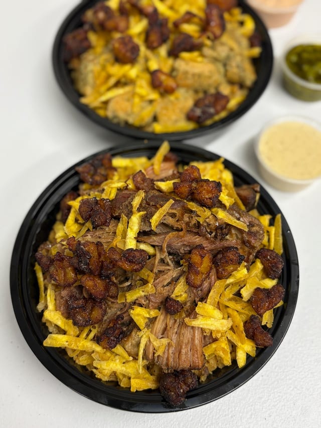 Pulled Pork Loaded Bowl.